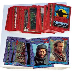 Robin Hood Prince Of Thieves Complete Card Set 88 Cards & 9 Stickers 1991 Topps